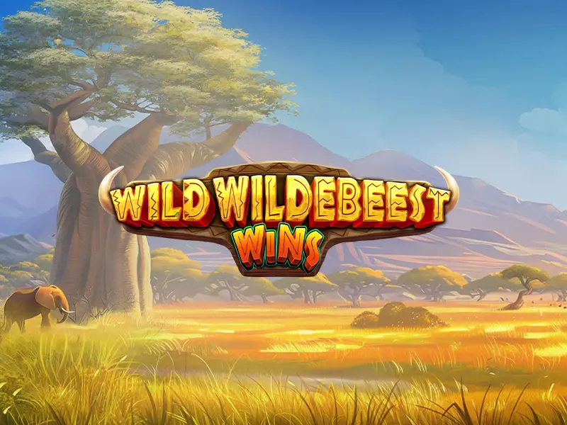 Wild Wildebeest Wins - Slot temático de savana no 099bet com multiplicadores